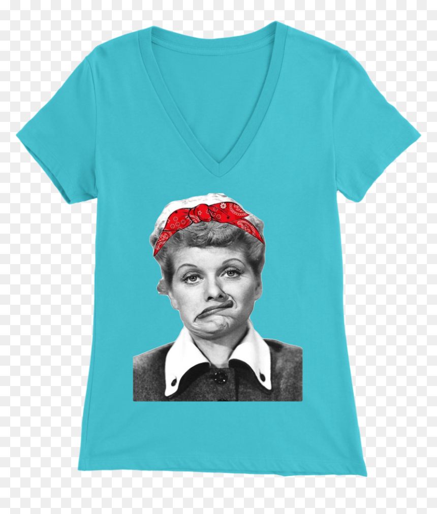 I Love Lucy Red Bandana Tee - T-shirt, HD Png Download - i love lucy png