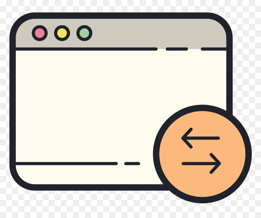 Flechas De Ventana Icon - Circle, HD Png Download - ventana png