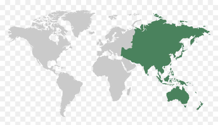 Asia And Australia - International Happiness At Work Week, HD Png Download - australia map png