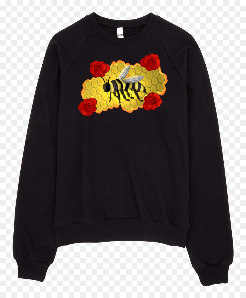 Black Bee Honeycomb Rose Sweatshirt - You Re The Kendall To My Gigi, HD Png Download - abeja png