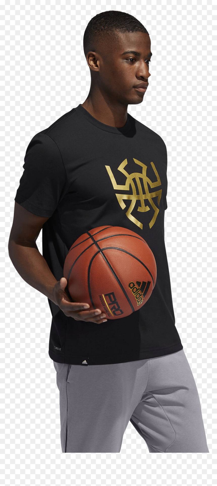 Adidas Dm Logo Tee, HD Png Download - donovan mitchell png