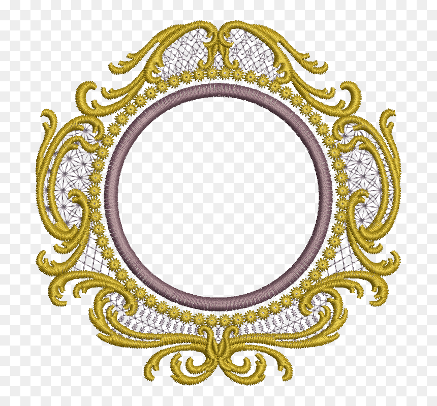 Circle, HD Png Download - lace applique png