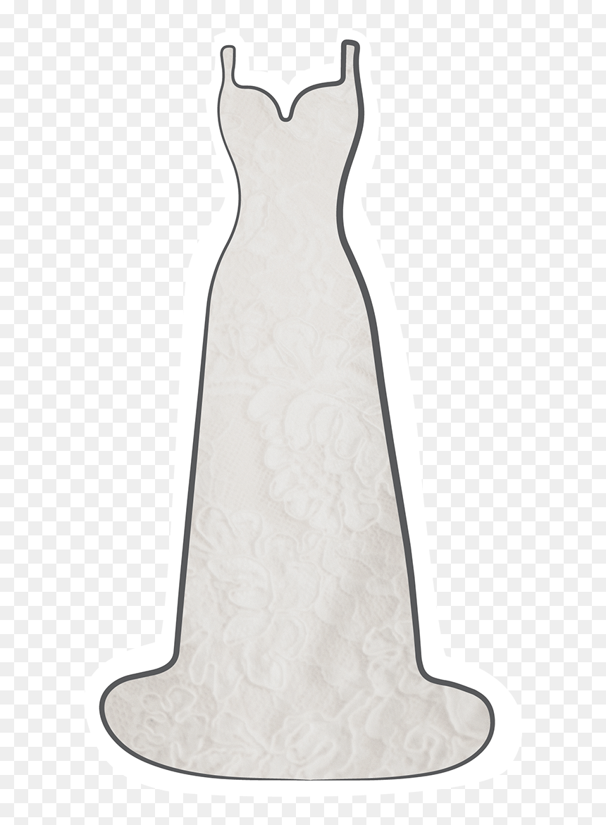 Lace - Gown, HD Png Download - lace applique png