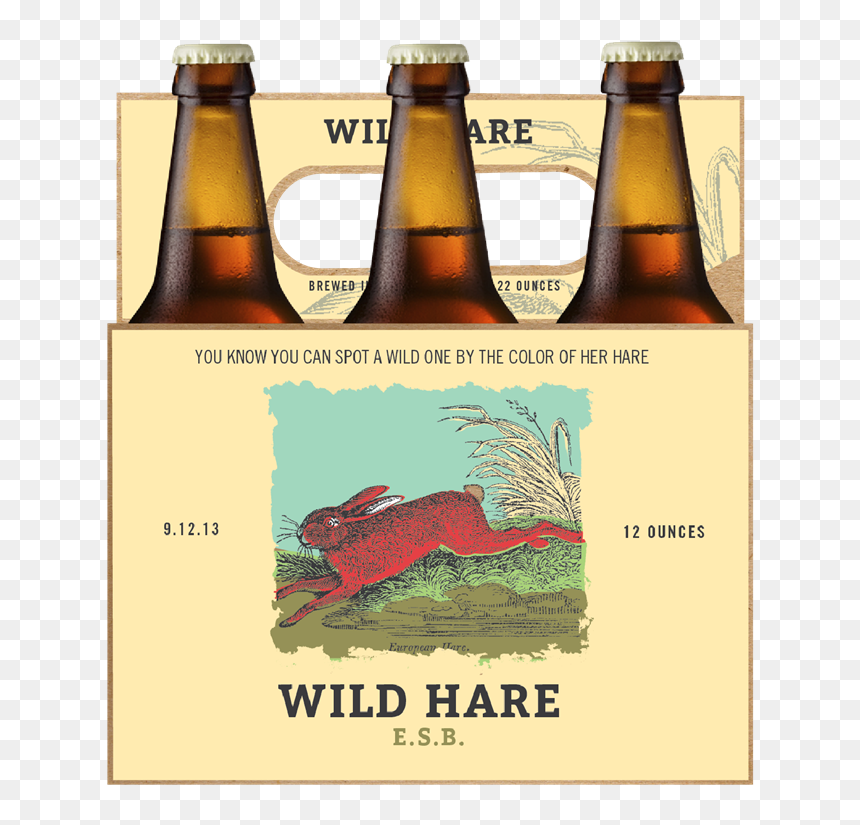 Picture Of Wild Hare 6-pack Carrier - Mayflower Pale Ale - Mayflower Brewing Company, HD Png Download - beer .png