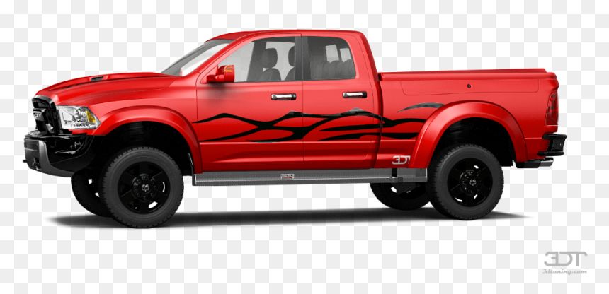 Dodge Ram 1500 Quad Cab Truck 2014 Tuning - Silverado Single Cab Roof Rack, HD Png Download - dodge ram png