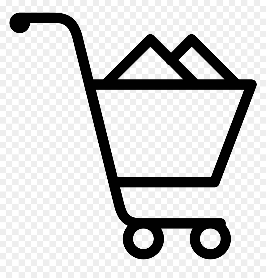 Grocery Clipart Trolley - Shopping Cart Ios Icon, HD Png Download - trolley png