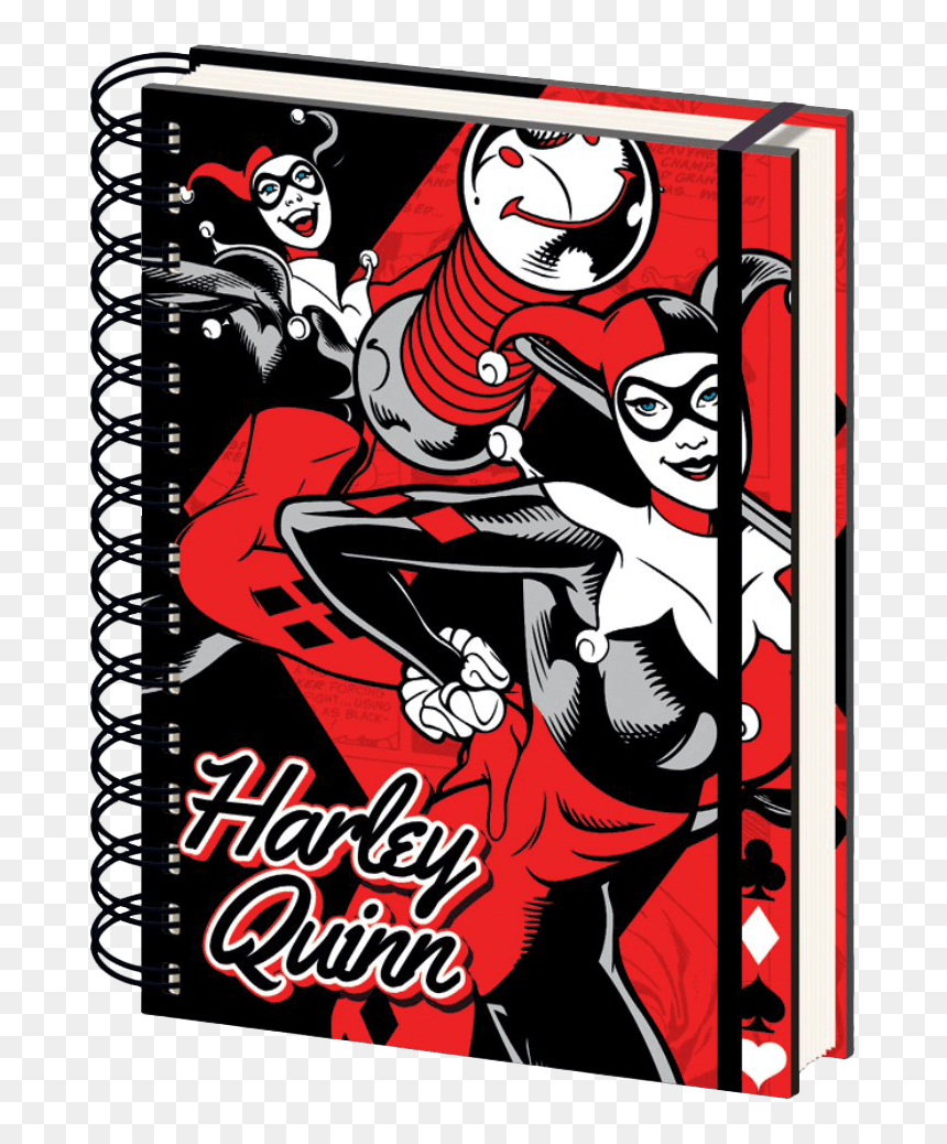 Harley Quinn Notebooks, HD Png Download - harley quinn comic png