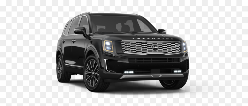 2020 Kia Telluride In Ebony Black - Kia 2019 Suv Models, HD Png Download - ebony model png