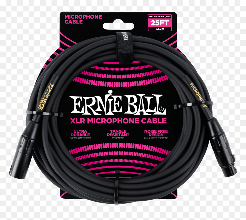 25 - Ernie Ball 6073, HD Png Download - microphone cord png