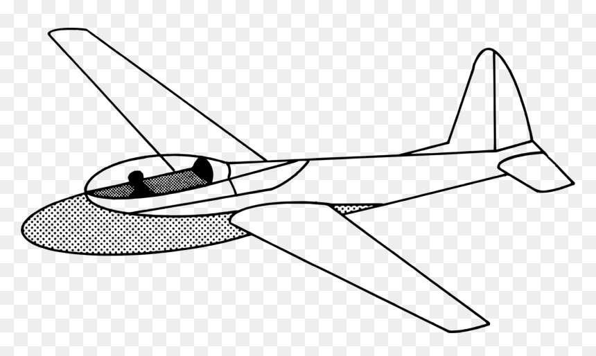 Glider Plane Clipart, HD Png Download - ww2 plane png