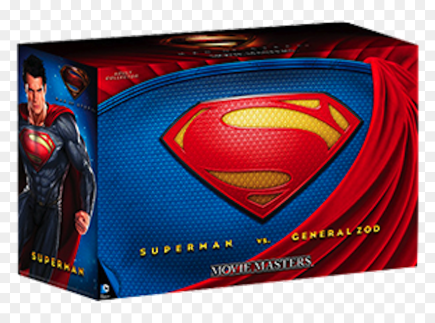 Superman Vs General Zod Movie Masters, HD Png Download - superman 2013 png