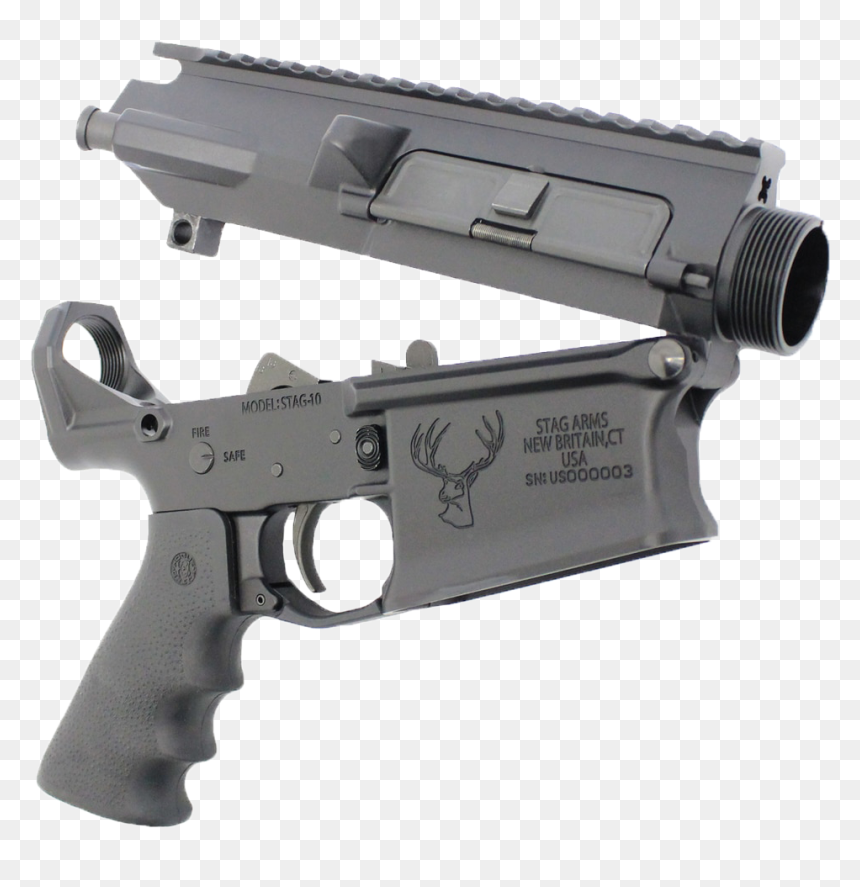 Complete Rifle Non-restricted - Stag 10 Receiver Set, HD Png Download - restricted png