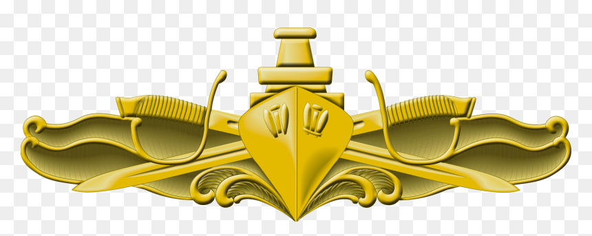 Surface Warfare Officer Insignia, HD Png Download - cop badge png