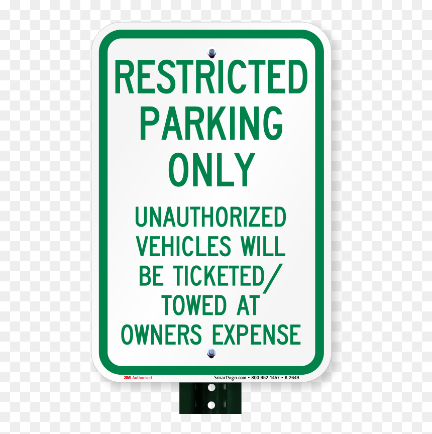 Sign, HD Png Download - restricted png