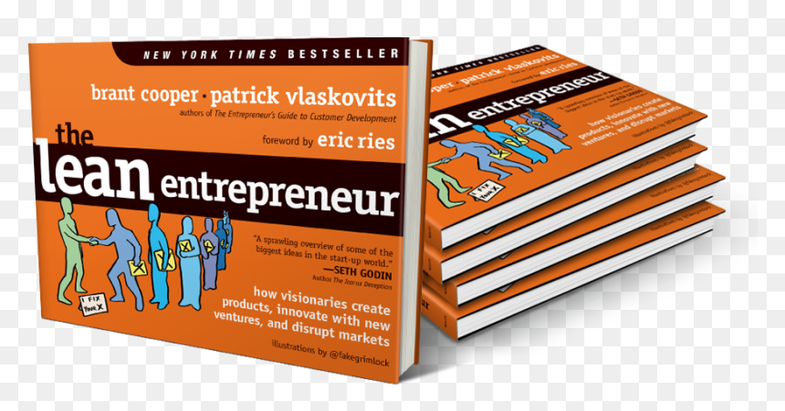 Lean Entrepreneur Brant Cooper, HD Png Download - lean.png