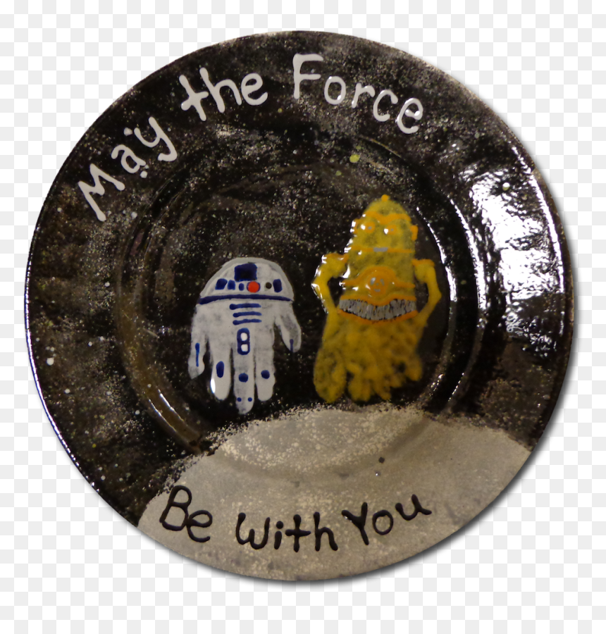Starwarsplate - Badge, HD Png Download - may the fourth be with you png