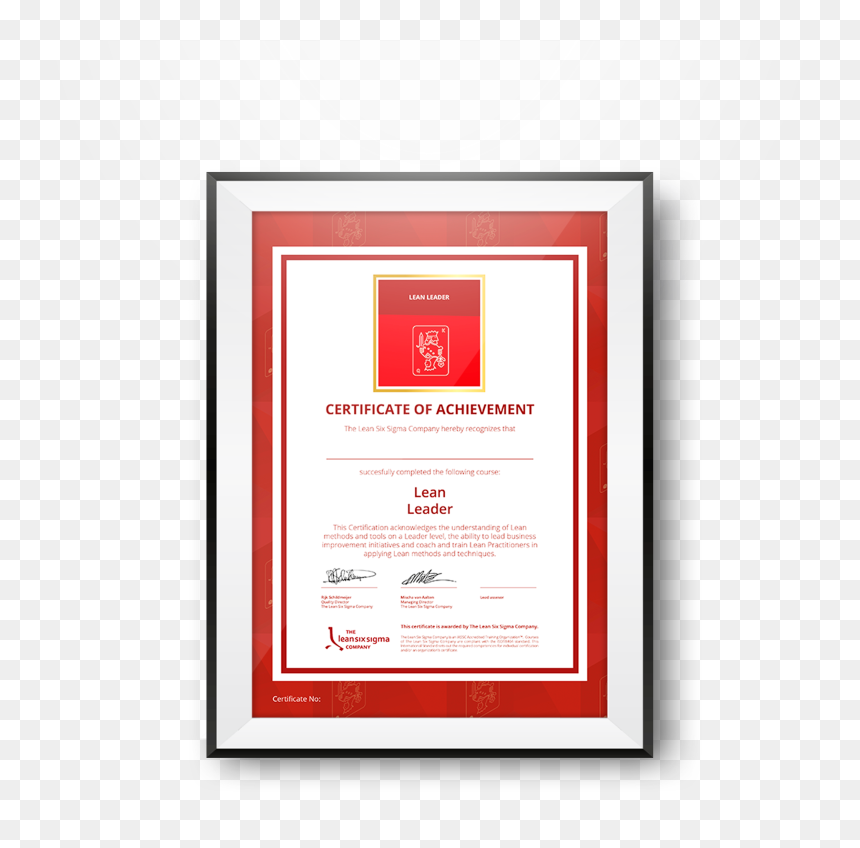 Lean Six Sigma Company Black Belt, HD Png Download - lean.png