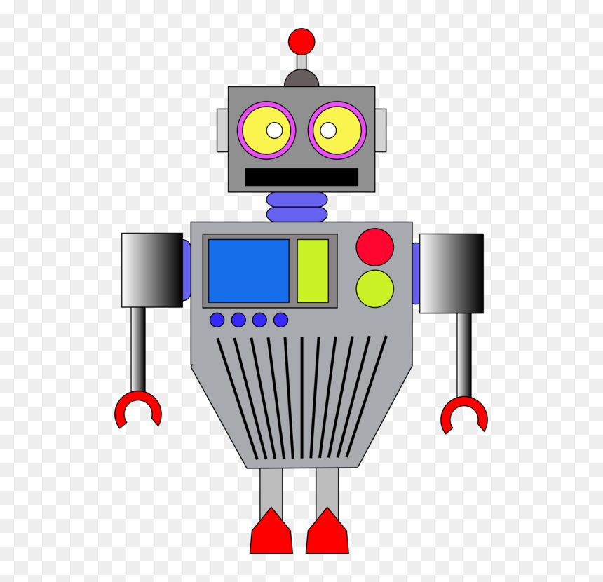Machine,line,technology - Simple Robot Face, HD Png Download - bot png
