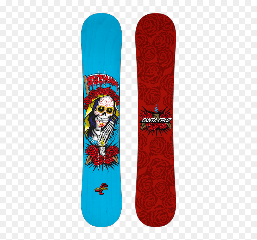 Snowboard Santa Cruz Guzman, HD Png Download - muerte png