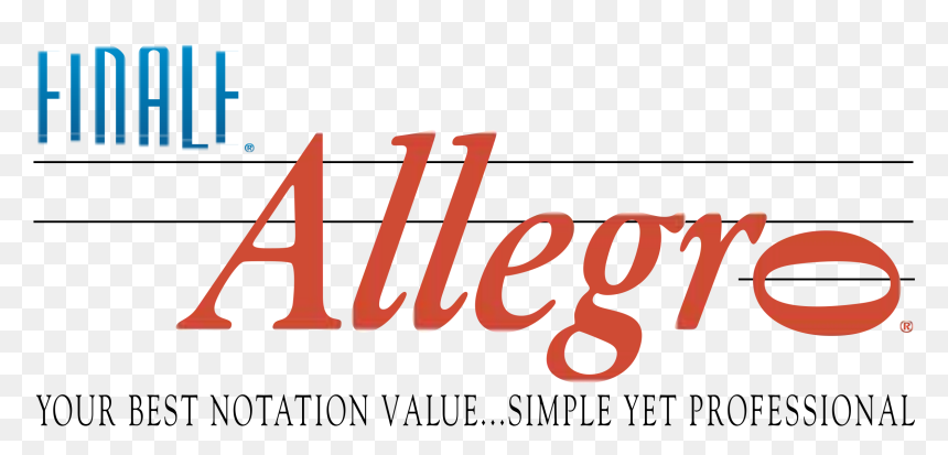 Finale Allegro Logo Png Transparent - Calligraphy, Png Download - finale png