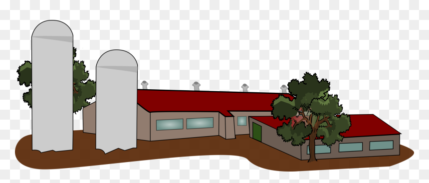 House,angle,intensive Animal Farming - Industrial Farm Clip Art, HD Png Download - farming png