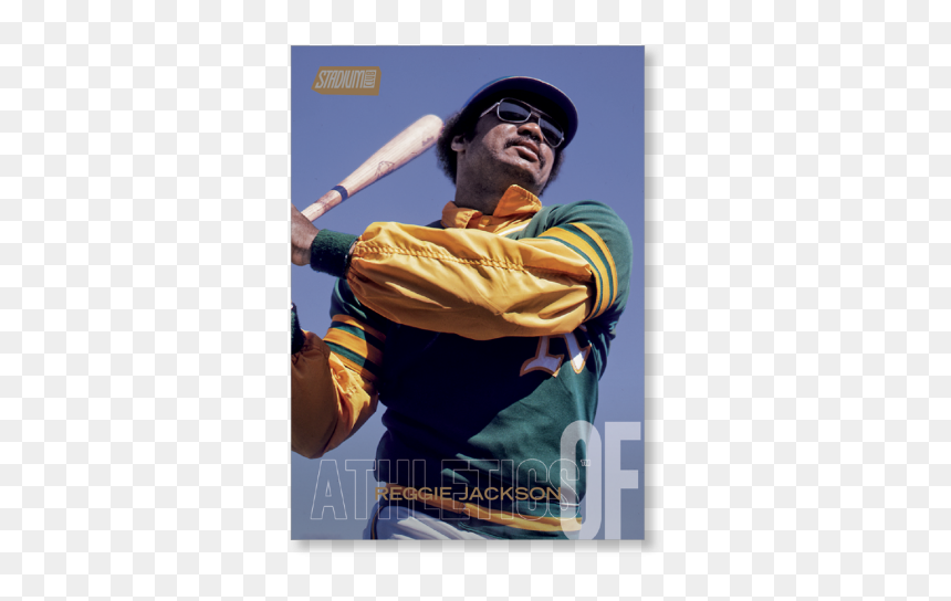 2018 Topps Baseball Stadium Club Reggie Jackson Base - College Baseball, HD Png Download - reggie png