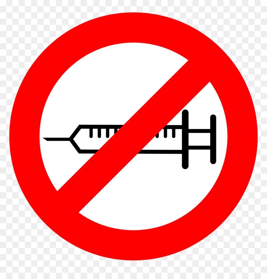 Needles Cliparts - No Horn Sign Board, HD Png Download - needles png