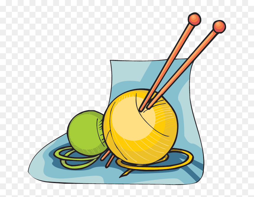 Knitting Needles And Yarn, HD Png Download - needles png