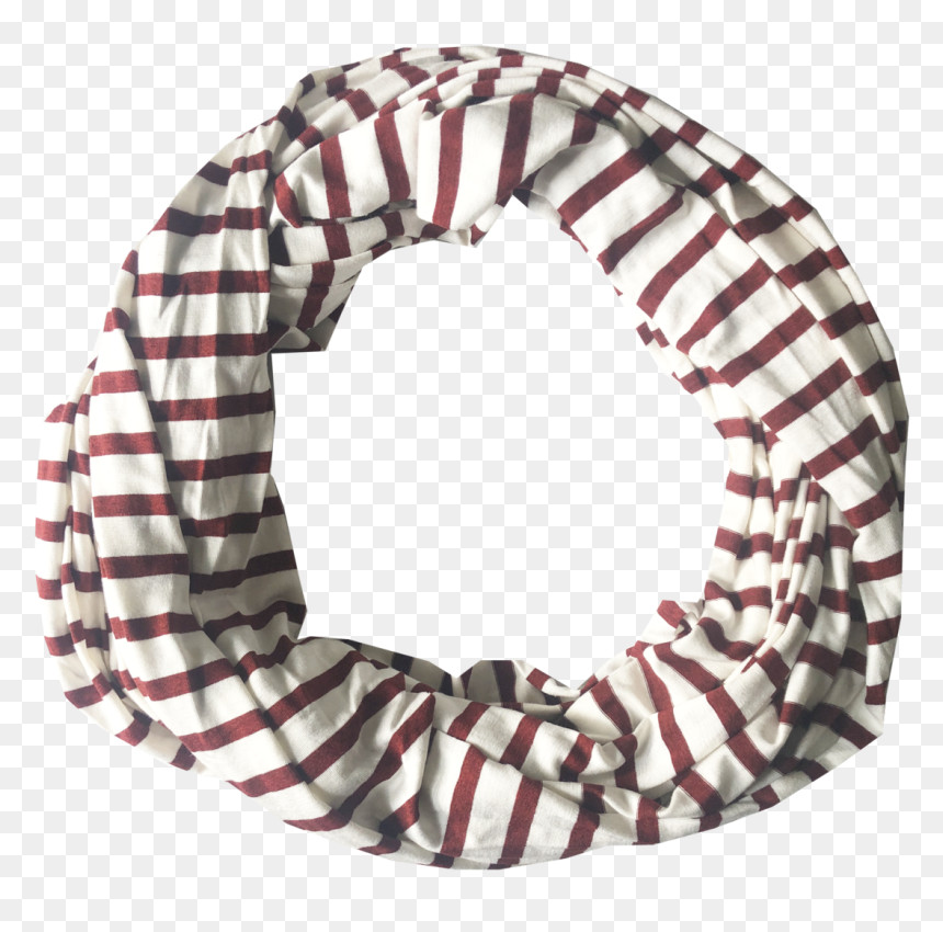 Scarf, HD Png Download - red stripes png