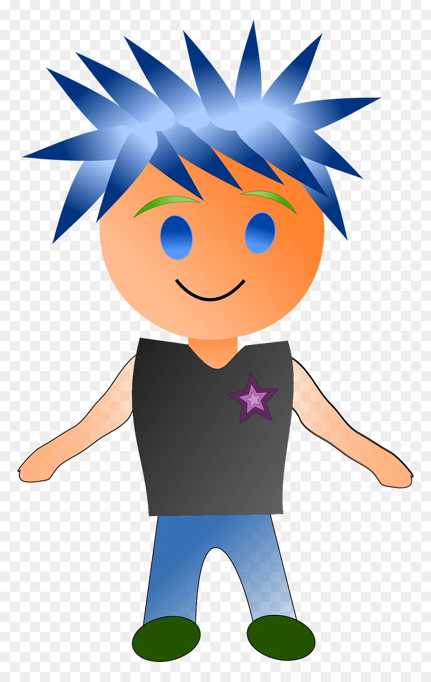 Cartoon Teen No Background, HD Png Download - dude png