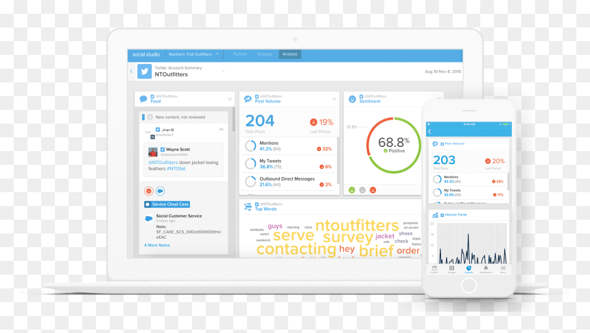 Salesforce Social Studio, HD Png Download - analyze png