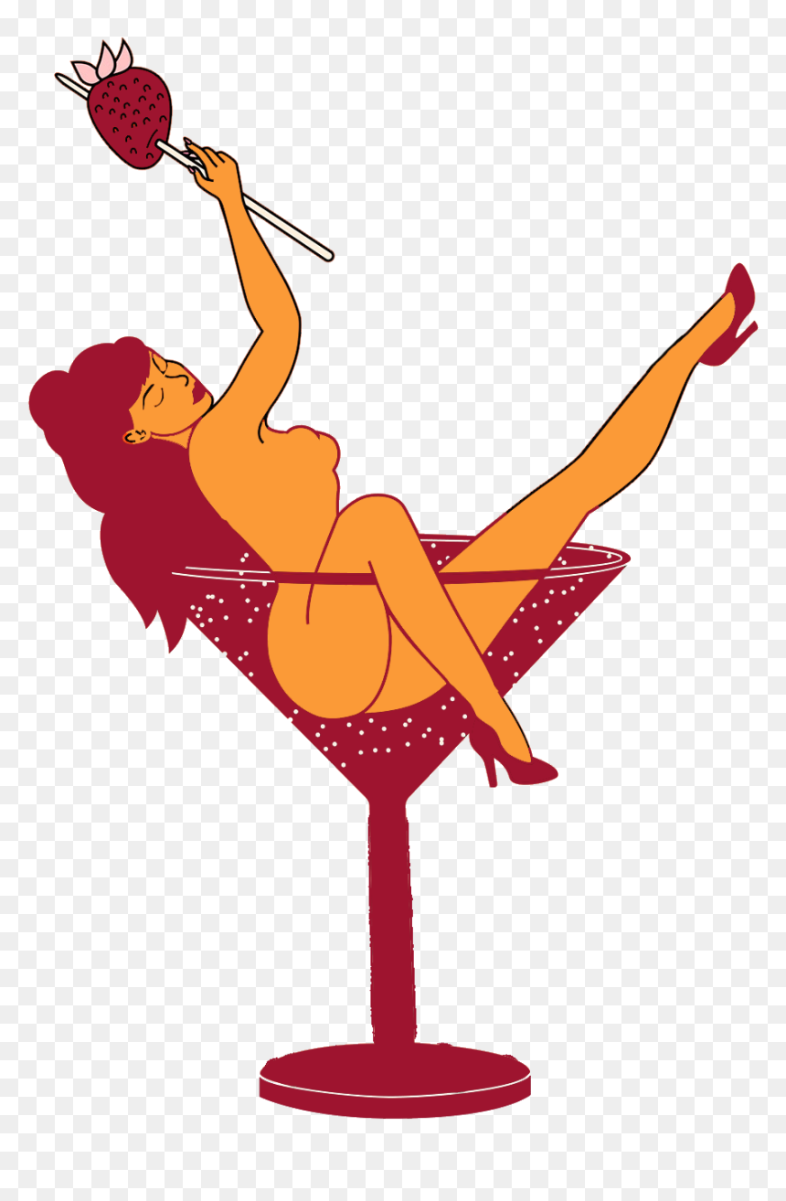 Lady2 - Illustration, HD Png Download - cosmo png