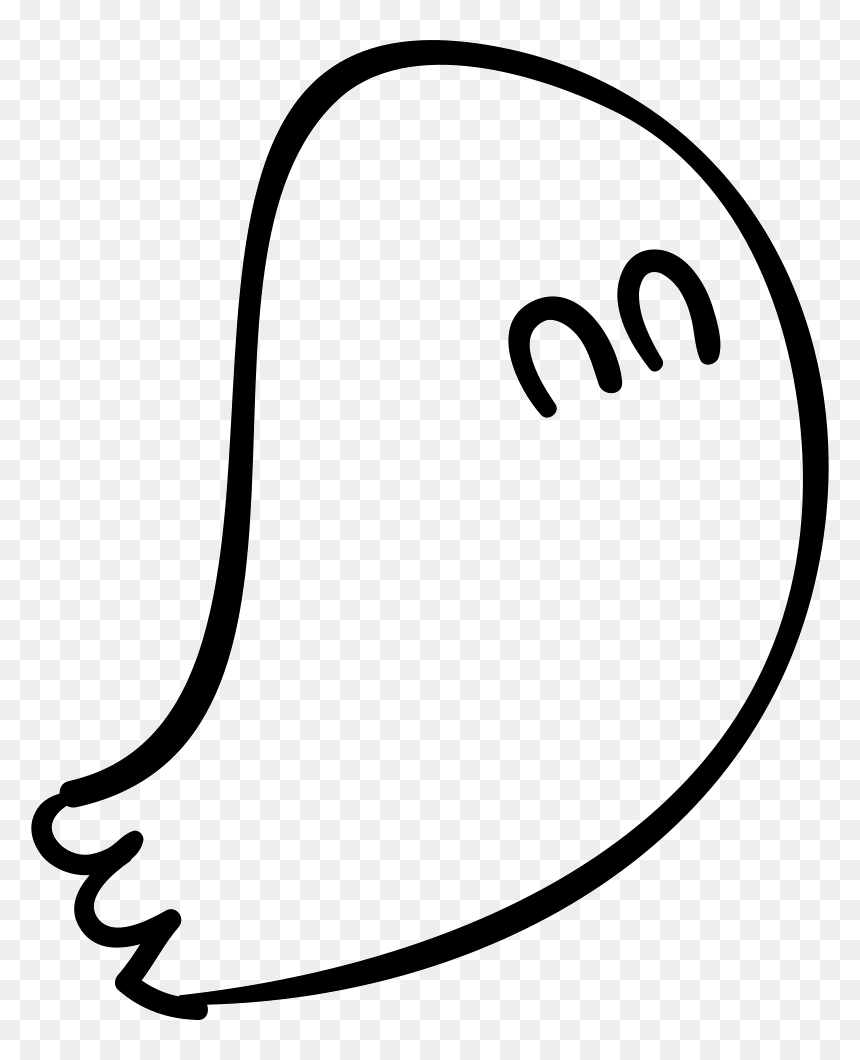 Transparent Halloween Ghost Png - Ghost Halloween Outline Png, Png Download - fantasma png