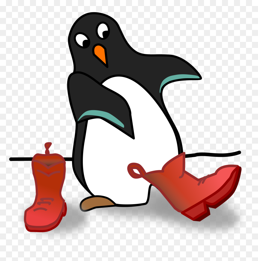 Little Penguin Flightless Bird Drawing - Bootstrap Clip Art, HD Png Download - bootstrap png