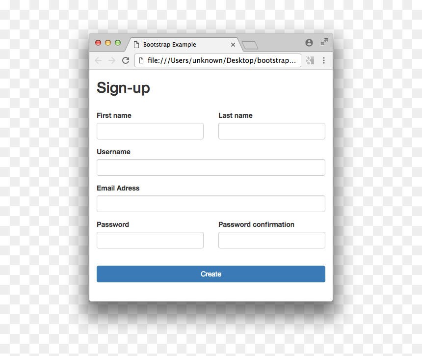 Screenshot, HD Png Download - bootstrap png