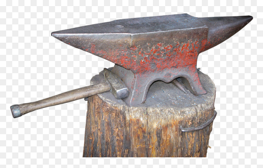 Anvil, Hammer, Blacksmith, Forge, Iron, Craft, Metal - Forge Png, Transparent Png - forge png