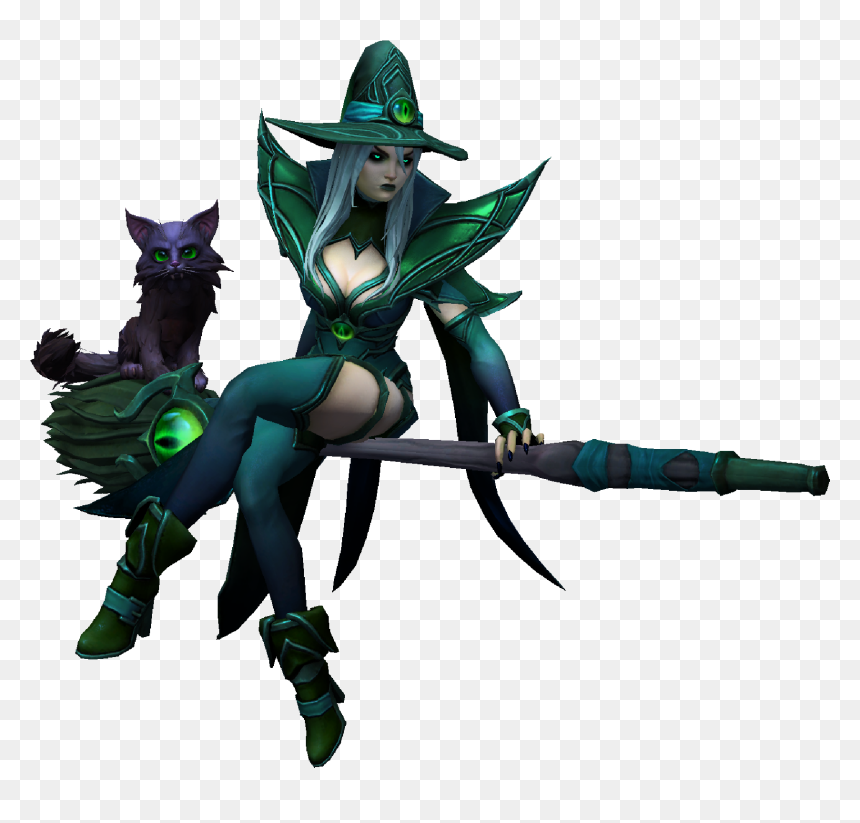 Whitemane Cat Broom Mount 1 - Illustration, HD Png Download - kerrigan png