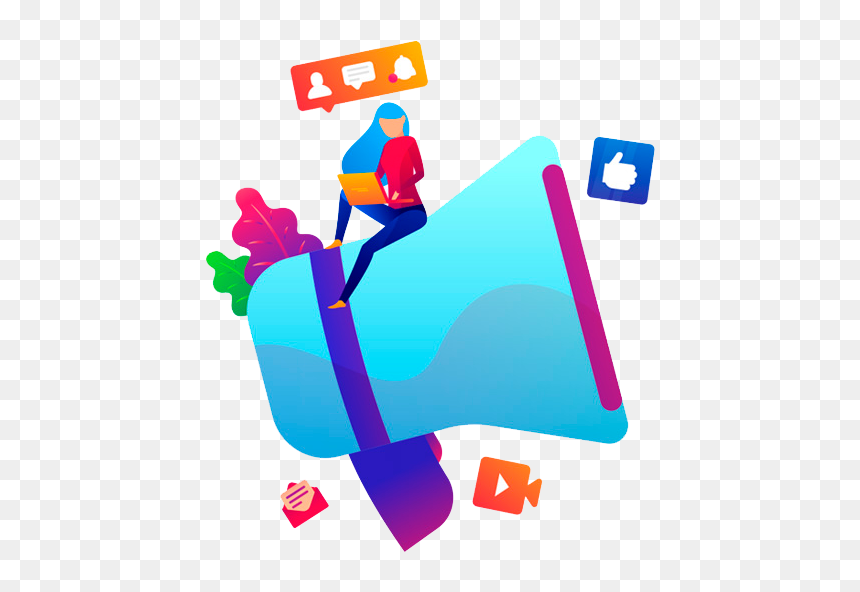 Offering Digital Marketing, HD Png Download - megafono png