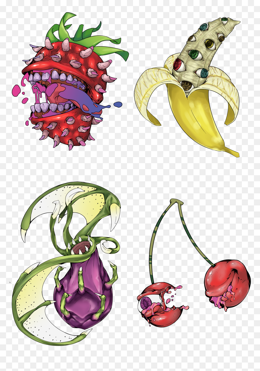 Wild Fruit Cartoon, HD Png Download - victreebel png