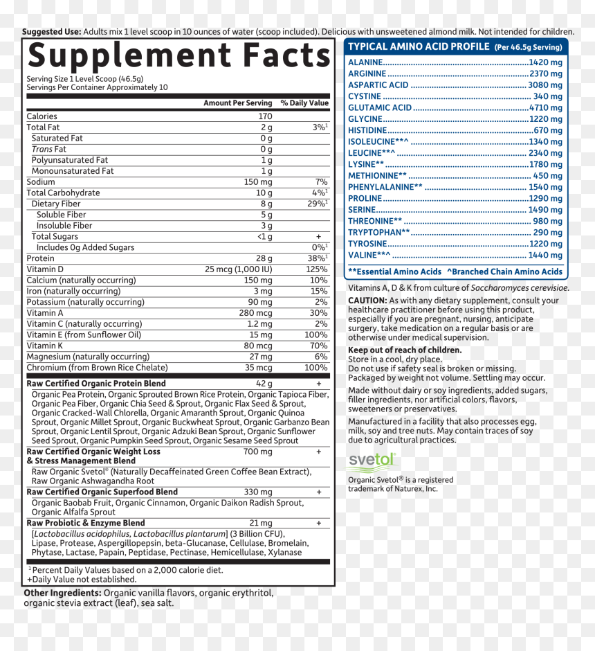 658010117418 - Garden Of Life Fit Protein Nutrition, HD Png Download - salt life png