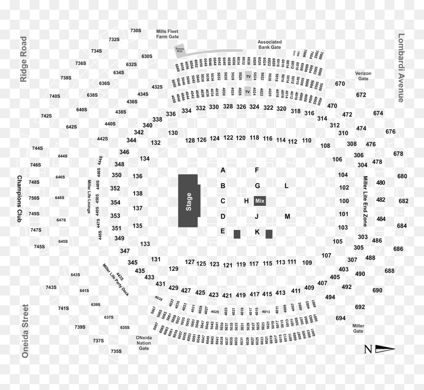 Section 113 At Lambeau Field, HD Png Download - paul mccartney png