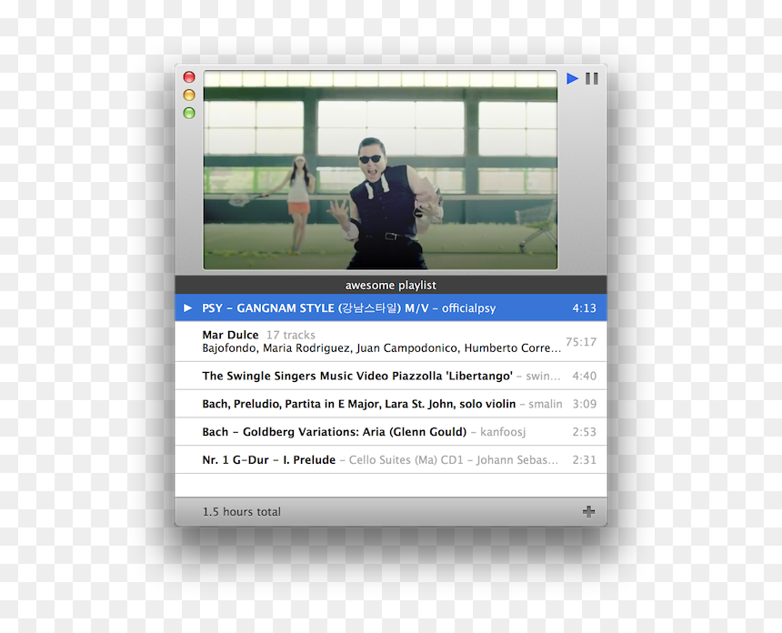 Tt 2013 01 05 Youtube - Gangnam Style Tennis, HD Png Download - youtube player png