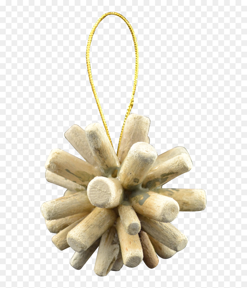 2 Driftwood Ball Christmas Holidays Ornaments-3" - Christmas Ornament, HD Png Download - drift wood png