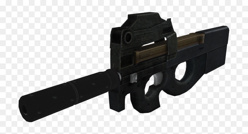 Firearm, HD Png Download - p90 png
