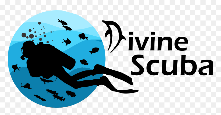 Divine Scuba - Graphic Design, HD Png Download - scuba png