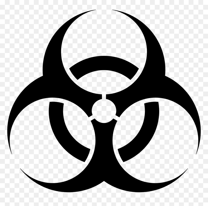 Biohazard Symbol, HD Png Download - zombie icon png