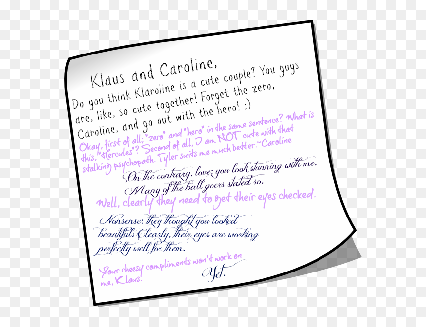 Document, HD Png Download - caroline forbes png