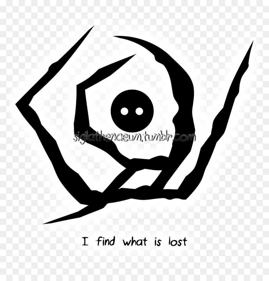 “i Find What Is Lost” Sigil 
sigil Masterlist / Ko-fi - Illustration, HD Png Download - coraline png