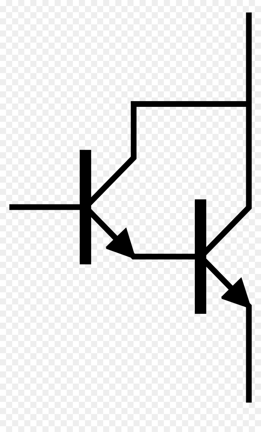 Darlington Transistor Clipart , Png Download - Darlington Transistor, Transparent Png - transistor png