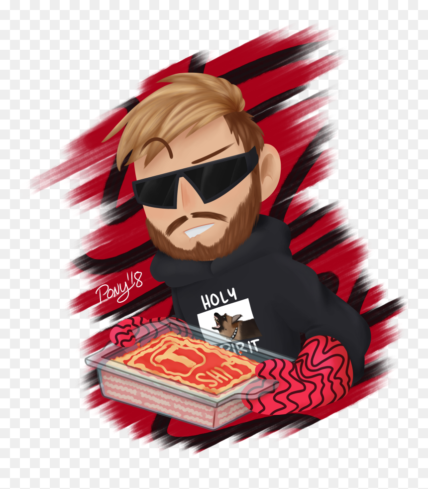 Pewdiepie Bitch Lasagna Png, Transparent Png - pewdiepie png
